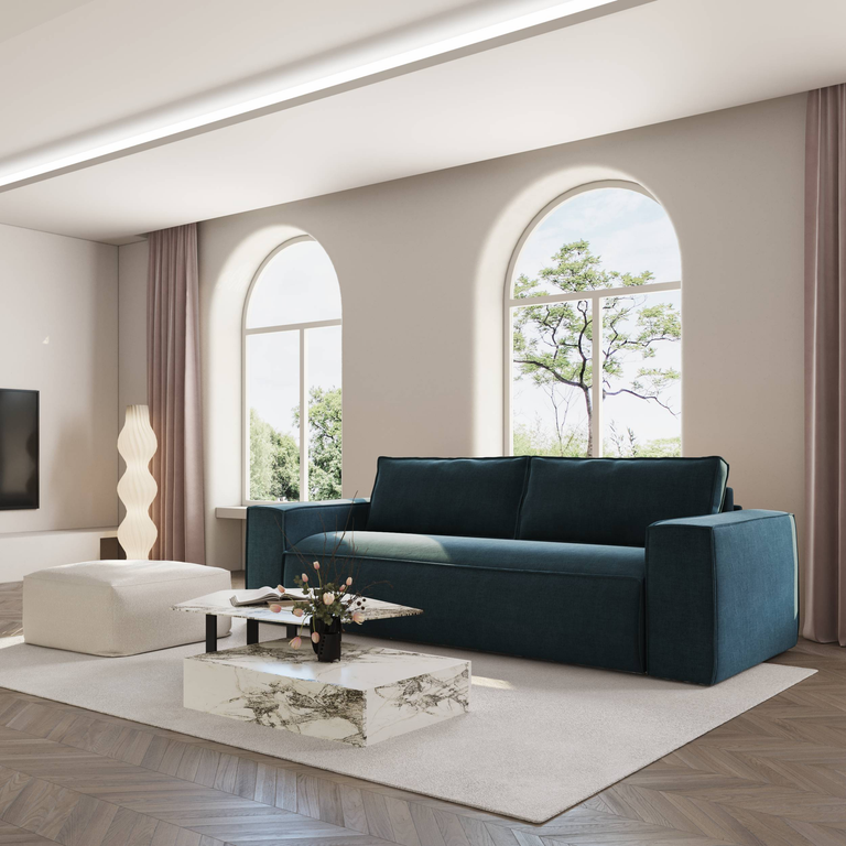 sia-home-4-zitsslaapbank-joanvelvetmet dunlopillo matras-petrolblauw-velvet-(100% polyester)-banken-meubels2