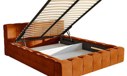 Tilly bedframe velvet met opbergvak 160 x 200 cm