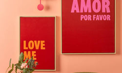 Wanddecoratie More Amor Por Favor