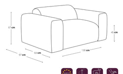 Fauteuil Myra