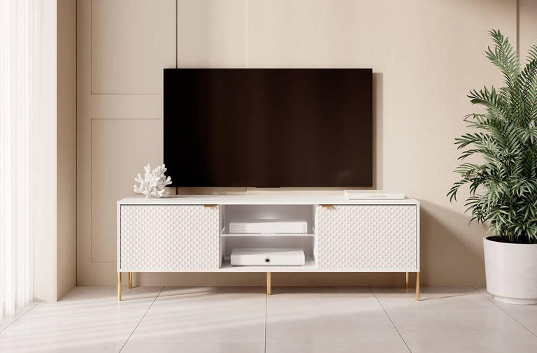 TV-meubel Cemaran met LED verlichting