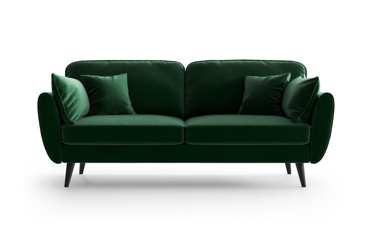 cozyhouse-3-zitsbank-zara-velvet-smaragdgroen-zwart-192x93x84-velvet-banken-meubels1