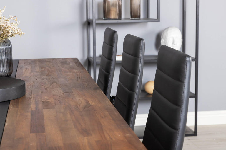 venture-home-eetkamerset-jakartamet6 eetkamerstoelen slimline-bruin-hout-tafels-meubels9
