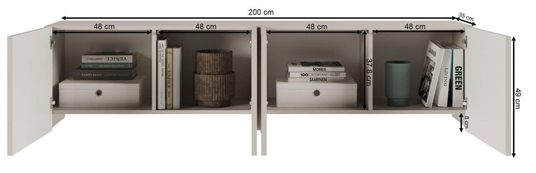 TV-meubel Archie 4-deurs