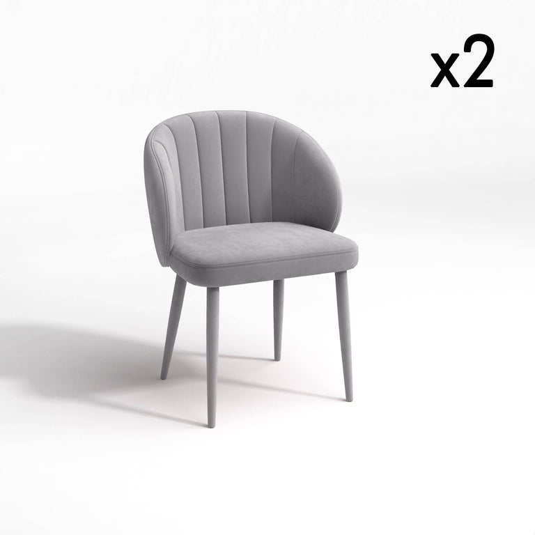 sia-home-set-van2eetkamerstoelen iris velvet-lichtgrijs-velvet-(100% polyester)-stoelen- fauteuils-meubels1