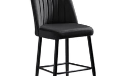 kalune design-set van 4 barstoelen katie-donkergrijs--polyester-stoelen & fauteuils-meubels1
