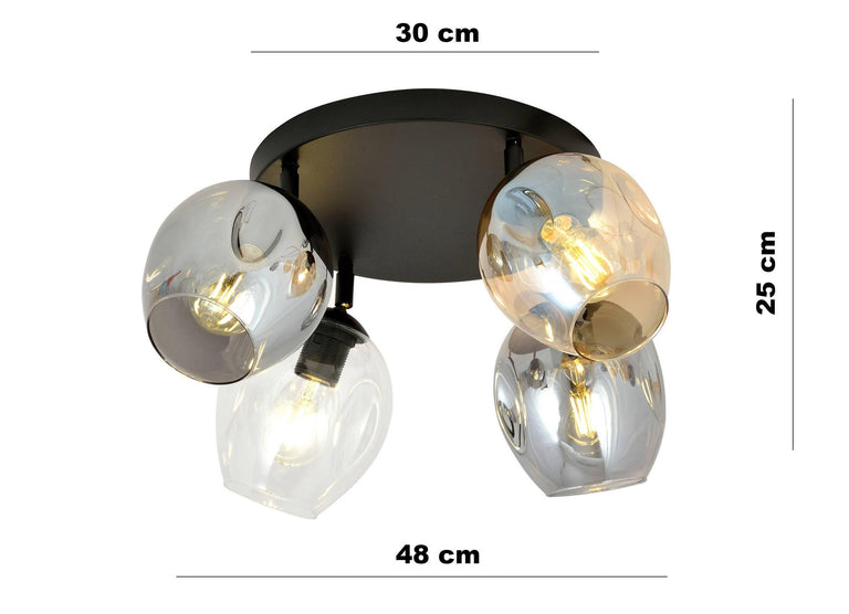 naduvi collection-4-lichts spot flow-multicolour--glas-binnenverlichting-verlichting3