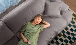 Hoekslaapbank Philipa ribstof links