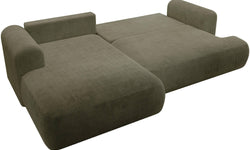 Hoekslaapbank Philipa ribstof links