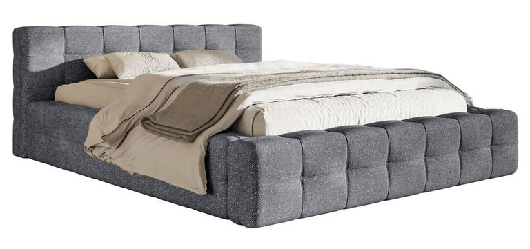 Tilly bedframe chenille met opbergruimte 140 x 200 cm