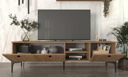 TV-meubel Motto met wandplank