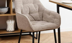 naduvi-collection-eetkamerstoel-harvey boucle-cremekleurig-boucle-stoelen-& fauteuils-meubels9