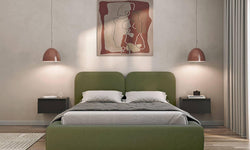 Bedframe Cremona velvet 140 x 200 cm met opbergruimte