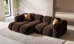 Hoekbank Loretto links velvet