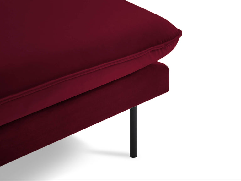 cosmopolitan-design-chaise-longue-vienna-hoek-links-velvet-rood-zwart-170x110x95-velvet-banken-meubels4