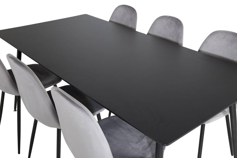 venture-home-eetkamerset-silar6eetkamerstoelen polar velvet-lichtgrijs-hout-tafels-meubels4