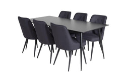 venture-home-eetkamerset-silar6eetkamerstoelen deluxe velvet-zwart-multiplex-tafels-meubels2