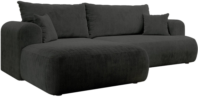 Hoekslaapbank Philipa ribstof links