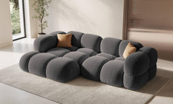 Hoekbank Loretto links velvet