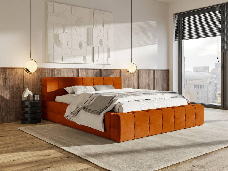 Tilly bedframe velvet met opbergvak 160 x 200 cm