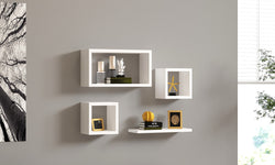 Set van 4 wandplanken Babi