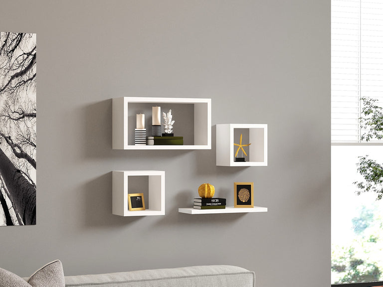 Set van 4 wandplanken Babi