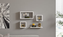 Set van 4 wandplanken Babi
