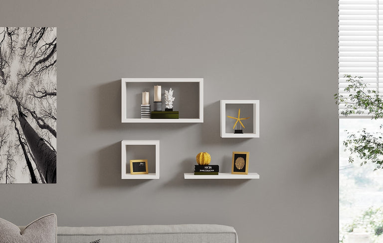 Set van 4 wandplanken Babi