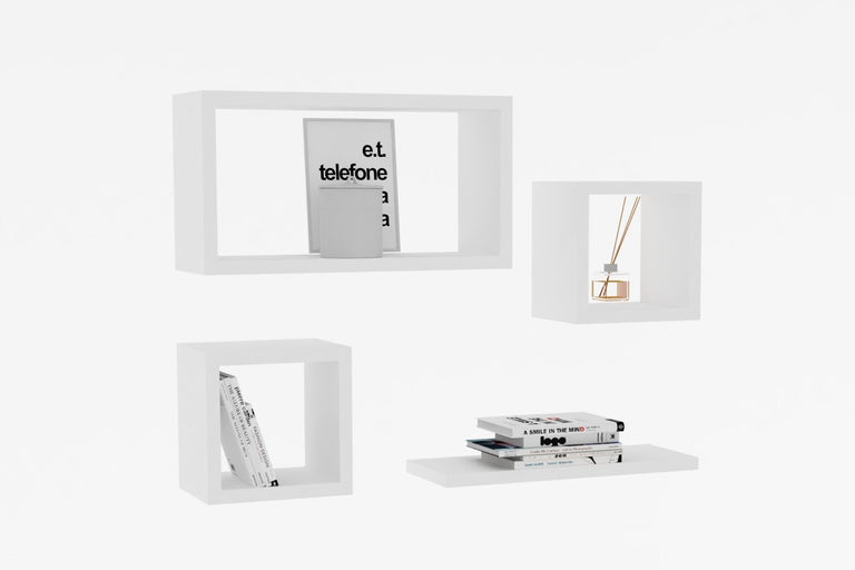 Set van 4 wandplanken Babi