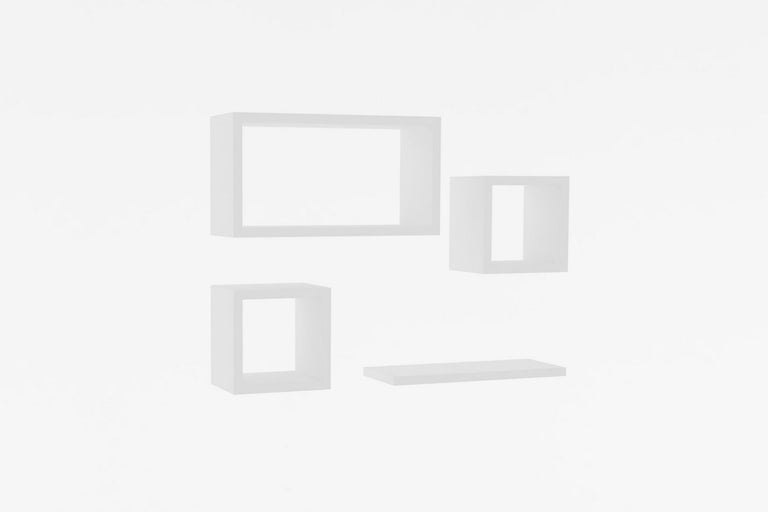 Set van 4 wandplanken Babi