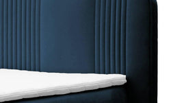 Boxspring Rena velvet 180 x 200 met opbergruimte en topper