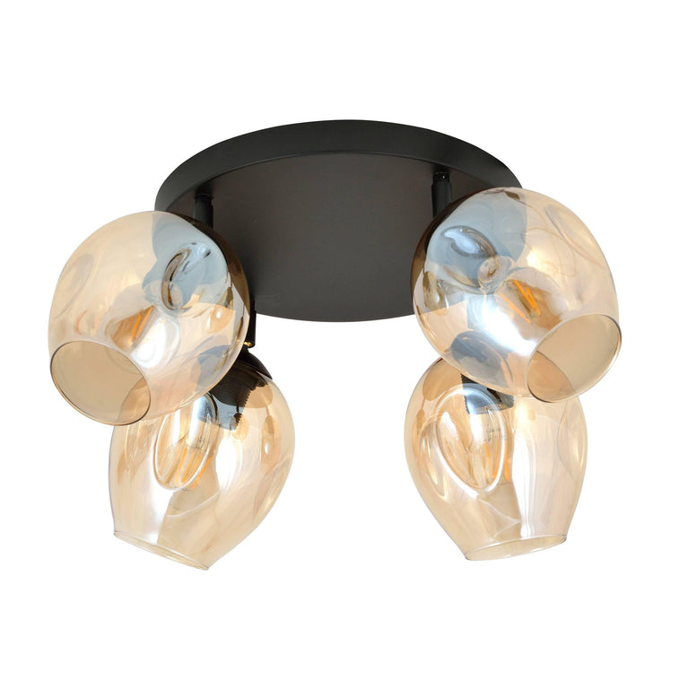 naduvi collection-4-lichts spot flow-honingkleurig--glas-binnenverlichting-verlichting2