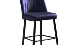 kalune design-set van 4 barstoelen katie-koningsblauw--polyester-stoelen & fauteuils-meubels1