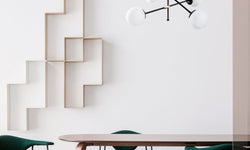 Glas hanglamp woonkamer Sarah