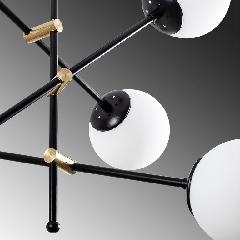 Glas hanglamp woonkamer Sarah