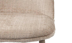 Eetkamerstoel Egg chenille