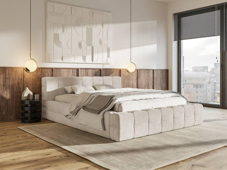 Tilly bedframe velvet met opbergruimte 140 x 200 cm