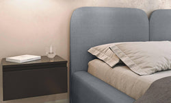 Bedframe Cremona chenille 180 x 200 cm met verlichting en opbergruimte