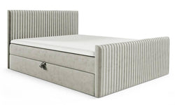 Boxspring Pinehill velvet 140 x 200 cm met opbergruimte