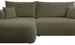 Hoekslaapbank Philipa ribstof links