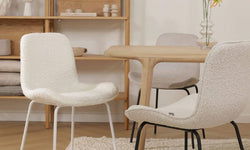 Eetkamerstoel Nora-Fé bouclé