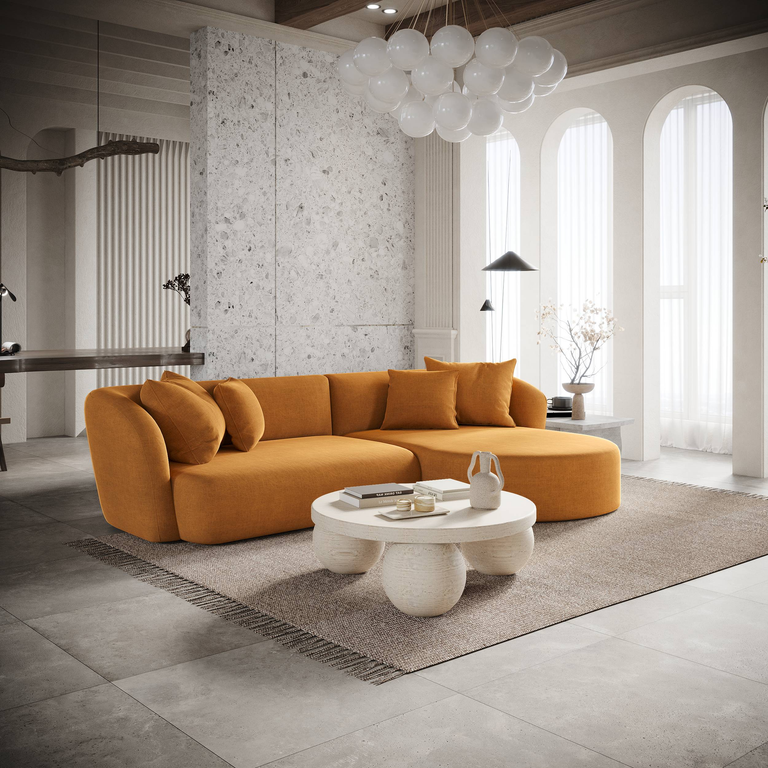 sia-home-hoekbank-emyrechtsvelvet-mosterdgeel-velvet-(100% polyester)-banken-meubels2