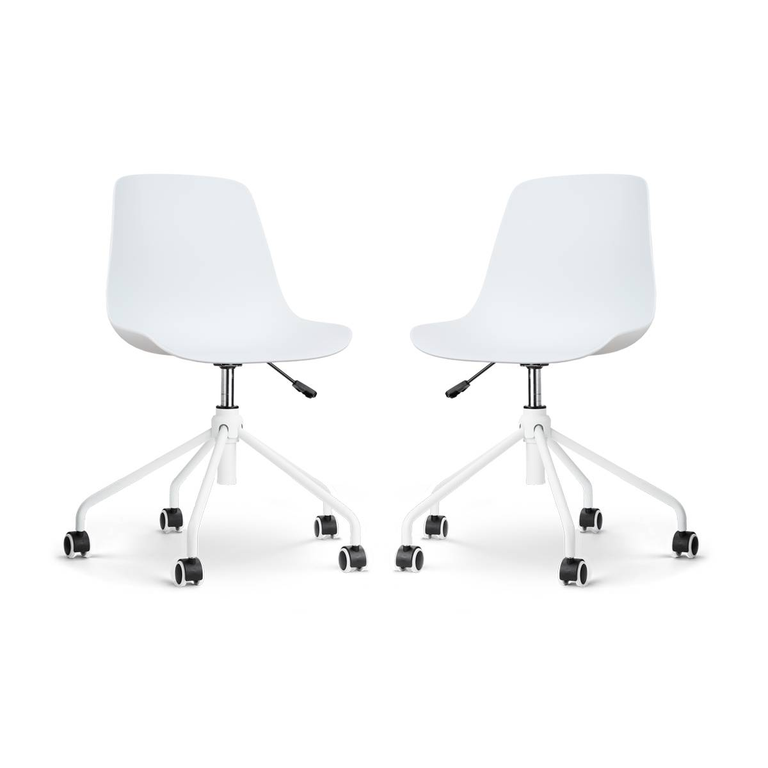 Set van 2 bureaustoelen Nout-Pip