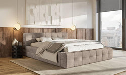 Tilly bedframe chenille met opbergvak 180 x 200 cm