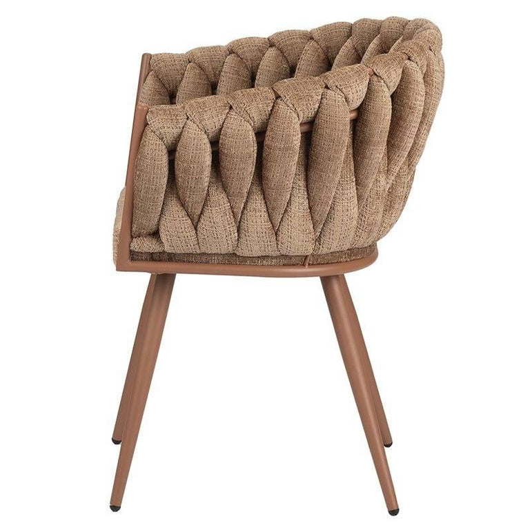 Eetkamerstoel Knot chenille