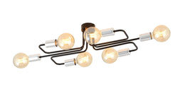 naduvi collection-6-lichts plafondlamp veken premium-zilverkleurig--glas-binnenverlichting-verlichting1