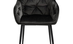 naduvi-collection-eetkamerstoel-harvey velvet-antraciet-velvet-stoelen-& fauteuils-meubels2