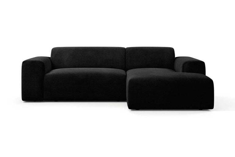 Hoekbank Nina rechts ribstof