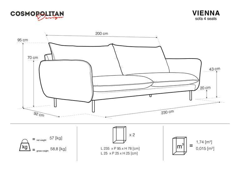 cosmopolitan-design-4-zitsbank-vienna-beige-goudkleurig-230x92x95-synthetische-vezels-met-linnen-touch-banken-meubels4
