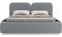 Bedframe Cremona chenille 180 x 200 cm met verlichting en opbergruimte